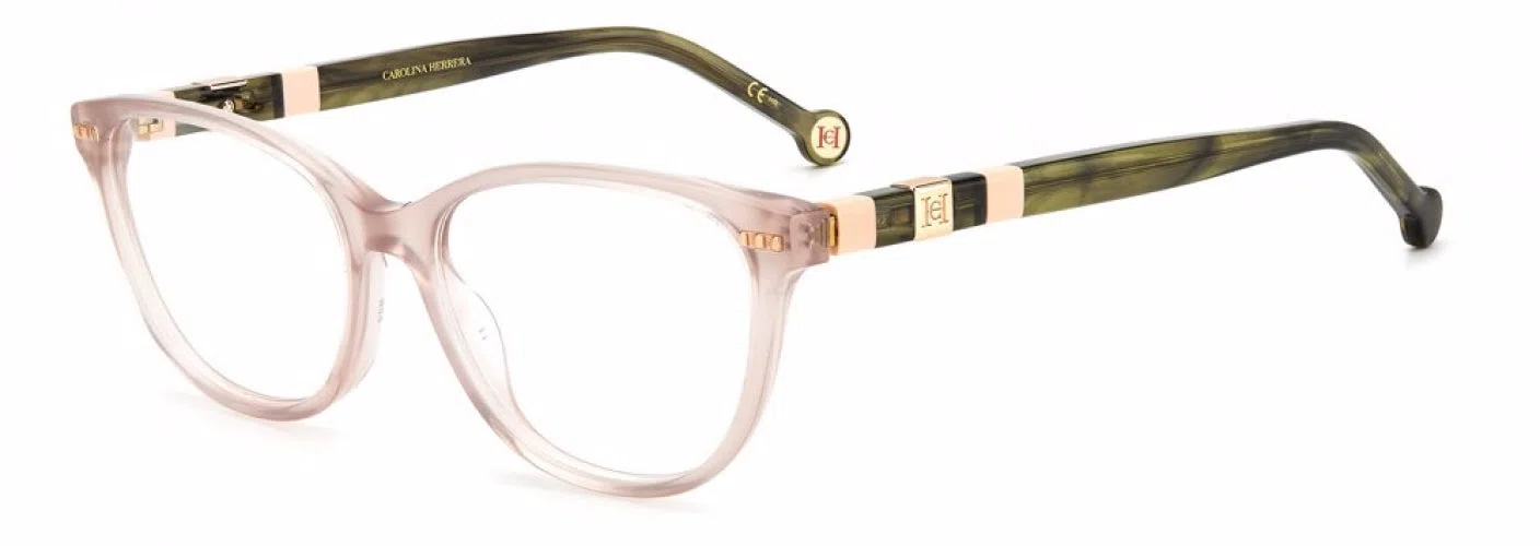 Carolina Herrera CH0048 Eyeglasses - GREEN NUDE - view 2